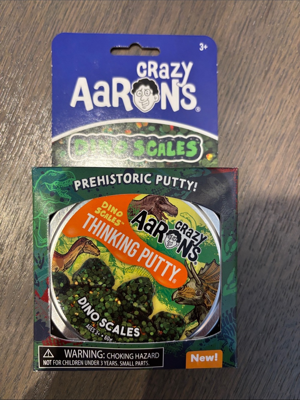 Crazy Aaron's Thinking Putty Dino Scales - Green